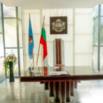 интериор на обредна зала Студентска подготвен за граждански брак