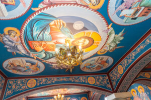 Professionally filmed by Sofia baptism photographer Simeon Salov at the popular St. Mina Church in Sofia